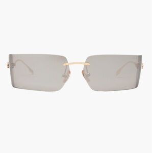 x Monet Moneybag$ 58mm Rimless Square Sunglasses